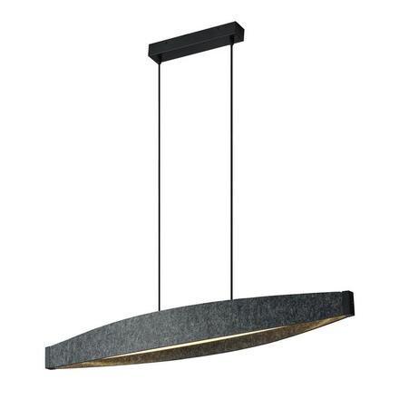 LEDVANCE závěsné svítidlo Decor Flat Felt 23 W 220-240 V 3000 K tmavě šedé
