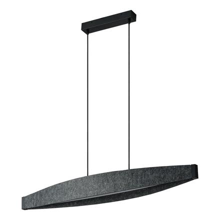 LEDVANCE závěsné svítidlo Decor Flat Felt 23 W 220-240 V 3000 K tmavě šedé