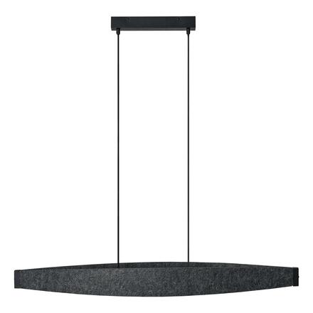 LEDVANCE závěsné svítidlo Decor Flat Felt 23 W 220-240 V 3000 K tmavě šedé