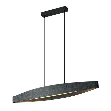 LEDVANCE závěsné svítidlo Decor Flat Felt 23 W 220-240 V 3000 K tmavě šedé