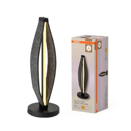 LEDVANCE stolní svítidlo Decor Flat Felt 13 W 3000 K tmavě šedé