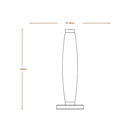 LEDVANCE stolní svítidlo Decor Flat Felt 13 W 3000 K tmavě šedé