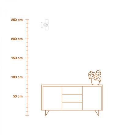 LEDVANCE nástěnné svítidlo Decor Curve Felt 20 W 220-240 V 3000 K tmavě šedé