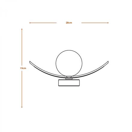 LEDVANCE nástěnné svítidlo Decor Pearl G9 220-240 V béžové