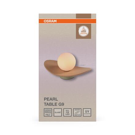 LEDVANCE stolní svítidlo Decor Pearl G9 220-240 V