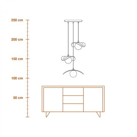 LEDVANCE závěsné svítidlo Decor Pearl 3xG9 220-240 V