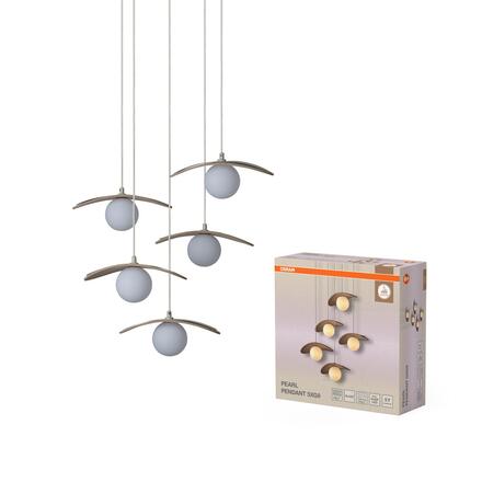LEDVANCE závěsné svítidlo Decor Pearl 5xG9 220-240 V béžové