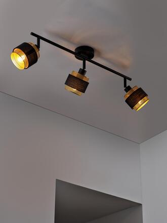 LEDVANCE stropní svítidlo Decor Spot Hornet 3x2,8 W E14 220-240 V černé
