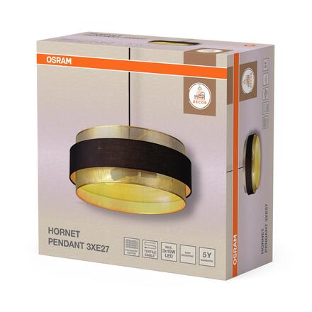 LEDVANCE závěsné svítidlo Decor Hornet 3xE27 220-240 V
