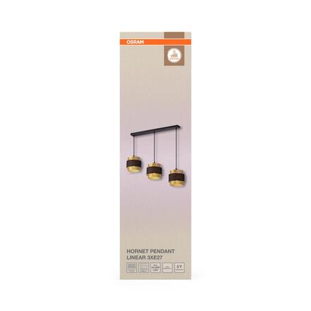 LEDVANCE závěsné svítidlo Decor Hornet Pendant Linear 3xE27 220-240 V