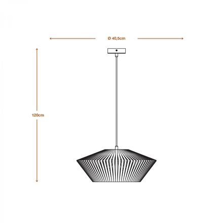 LEDVANCE závěsné svítidlo Decor Stripes Pendant 405 E27 220-240 V
