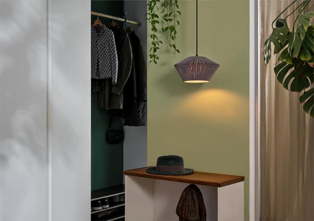 LEDVANCE závěsné svítidlo Decor Stripes Pendant 305 E27 220-240 V tmavě šedé