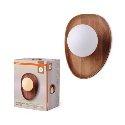 LEDVANCE nástěnné svítidlo Decor Acacia Nest G9 220-240 V dřevo
