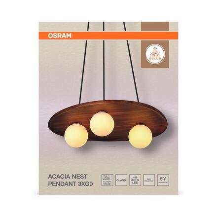 LEDVANCE závěsné svítidlo Decor Acacia Nest G9 220-240 V