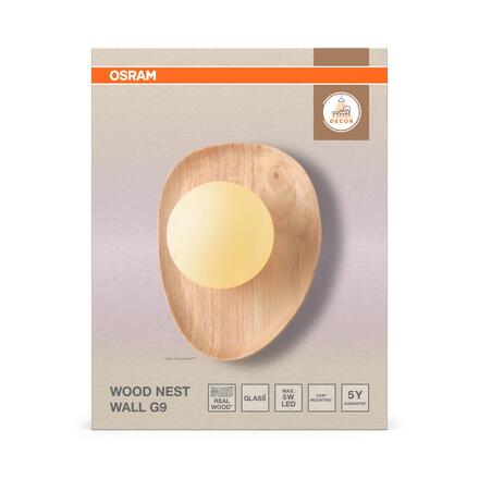 LEDVANCE nástěnné svítidlo Decor Wood Nest 1xG9 220-240 V
