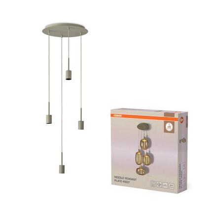 LEDVANCE závěsné svítidlo Decor Pendant Needle Plate 4xE27 220-240 V