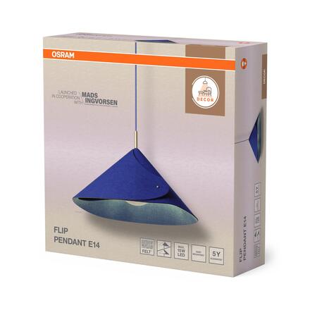 LEDVANCE závěsné svítidlo Decor Flip E14 220-240 V