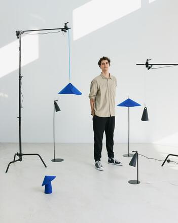 LEDVANCE stojací lampa Decor Flip Floor E14 modrá 220-240 V