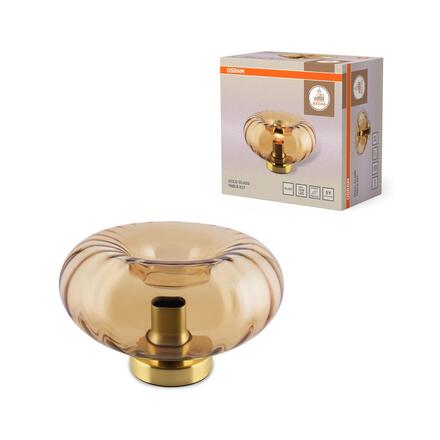 LEDVANCE stolní svítidlo Decor Gold Glass E27 zlaté