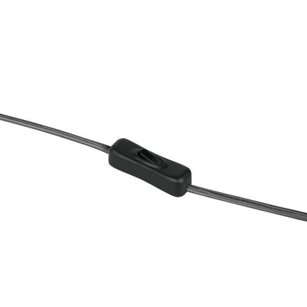 LEDVANCE nástěnné svítidlo Decor Plisse 3xE27 220-240 V tmavě šedé