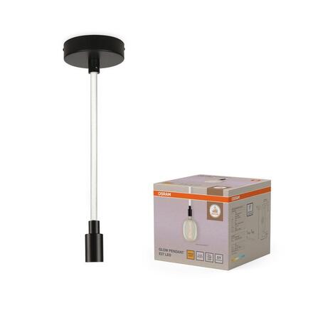 LEDVANCE závěsné svítidlo Decor Glow 1xE27 9,5 W 220-240 V černé