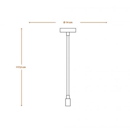 LEDVANCE závěsné svítidlo Decor Glow 1xE27 9,5 W 220-240 V černé