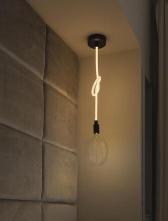 LEDVANCE závěsné svítidlo Decor Glow 1xE27 9,5 W 220-240 V černé