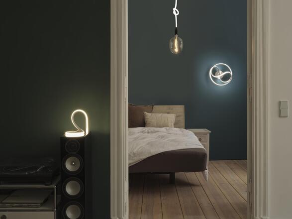 LEDVANCE závěsné svítidlo Decor Glow 1xE27 9,5 W 220-240 V černé