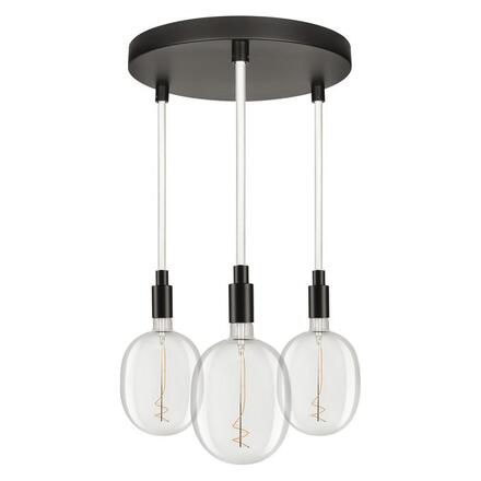 LEDVANCE závěsné svítidlo Decor Glow Pendant Plate 3xE27 28 W 220-240 V černé