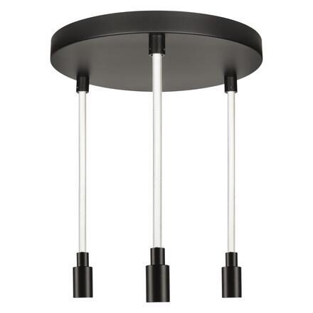 LEDVANCE závěsné svítidlo Decor Glow Pendant Plate 3xE27 28 W 220-240 V černé