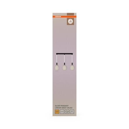 LEDVANCE závěsné svítidlo Decor Glow Pendant Linear 3xE27 28 W 220-240 V