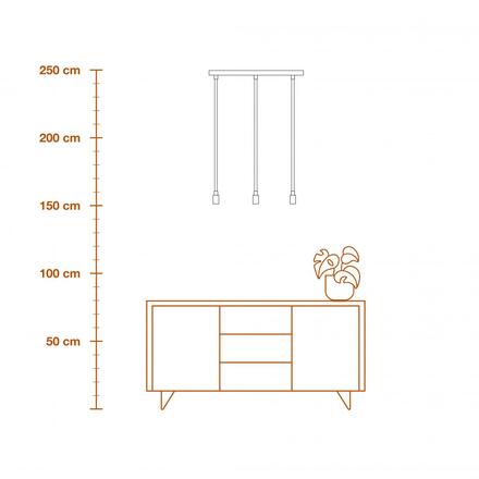 LEDVANCE závěsné svítidlo Decor Glow Pendant Linear 3xE27 28 W 220-240 V
