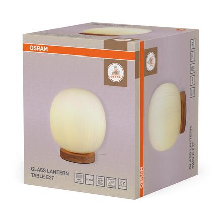 LEDVANCE stolní svítidlo Decor Glass Lantern E27 220-240 V
