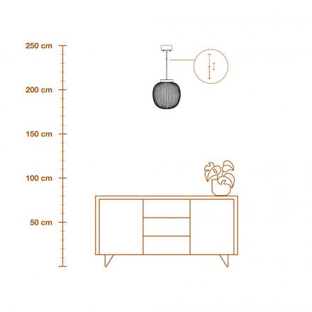 LEDVANCE závěsné svítidlo Decor Glass Lantern E27 220-240 V