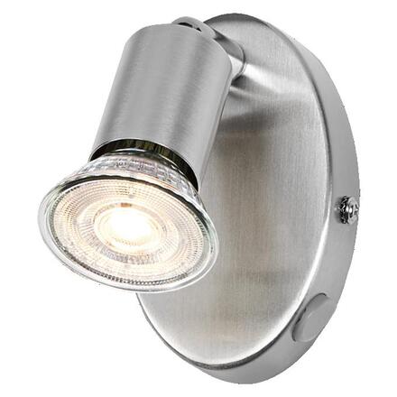 LEDVANCE nástěnné svítidlo Cylinder GU10 220-240 V nastavitelný kartáčovaný nikl