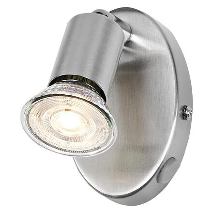 LEDVANCE nástěnné svítidlo Cylinder GU10 220-240 V nastavitelný kartáčovaný nikl