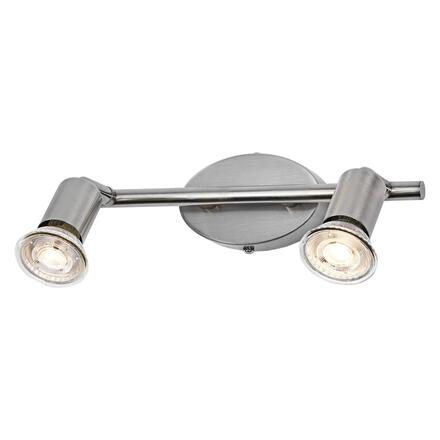 LEDVANCE svítidlo Spot Cylinder 2xGU10 220-240 V nastavitelný kartáčovaný nikl