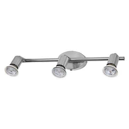 LEDVANCE stropní svítidlo Cylinder 3xGU10 nastavitelný 220-240 V kartáčovaný nikl