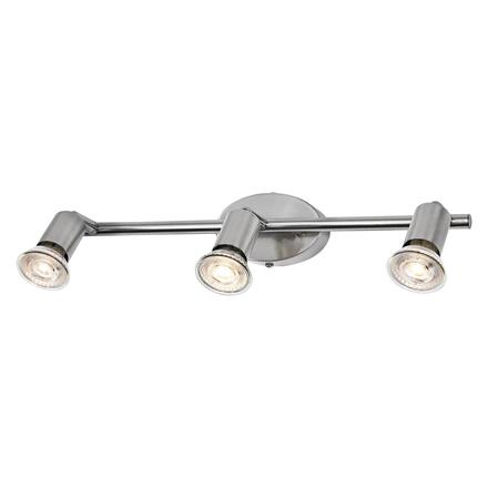 LEDVANCE stropní svítidlo Cylinder 3xGU10 nastavitelný 220-240 V kartáčovaný nikl
