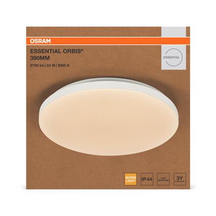 LEDVANCE stropní svítidlo Orbis Essential 24 W 220-240 V 3000 K IP44 390 mm