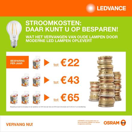 LEDVANCE LED GLOBE95 60 4W/3000 K E27 4099854002922