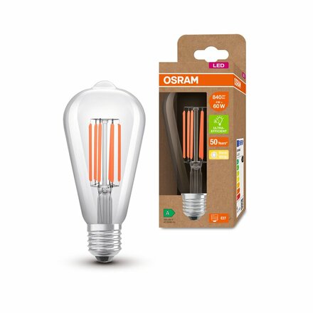 LEDVANCE LED EDISON 60 4 W/3000 K E27 4099854002946