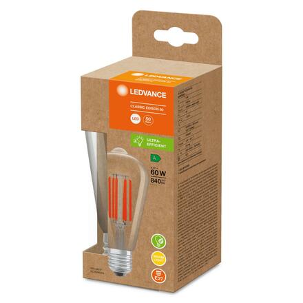 LEDVANCE LED EDISON 60 4 W/3000 K E27 4099854002946