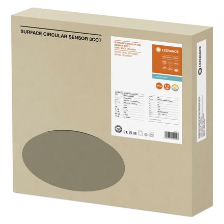LEDVANCE LED přisazené svítidlo SF CIRCULAR 350 SEN V 18W 3CCT IP44 4099854042096