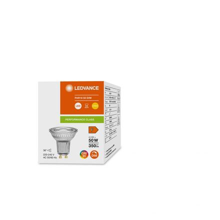 LEDVANCE LED PAR16 50 36d DIM P 4.5W 927 GU10 4099854044984