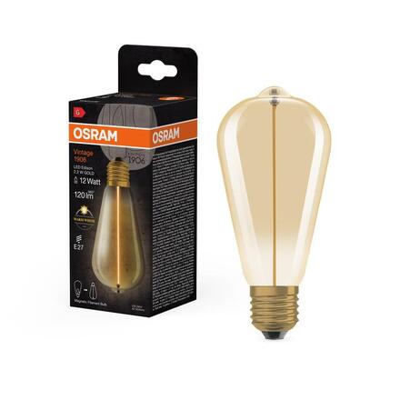 LEDVANCE LED žárovka Vintage 1906 Edison 2,2 W 220-240 V E27 2700 K zlatá