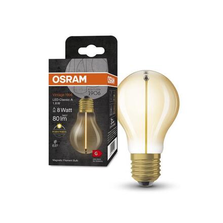 LEDVANCE LED žárovka Vintage 1906 Classic A 1,8 W E27 2700 K zlatá