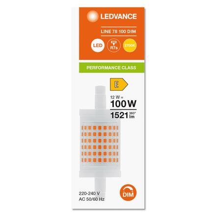 LEDVANCE LED LINE R7S 100 DIM P 12 W 827 R7s 4099854064876