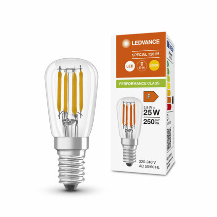 LEDVANCE LED SPECIAL T26 25 P 2.8W 827 FIL E14 4099854066320