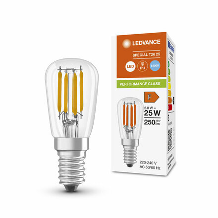 LEDVANCE LED SPECIAL T26 25P 2.8W 865 FIL E14 4099854066498